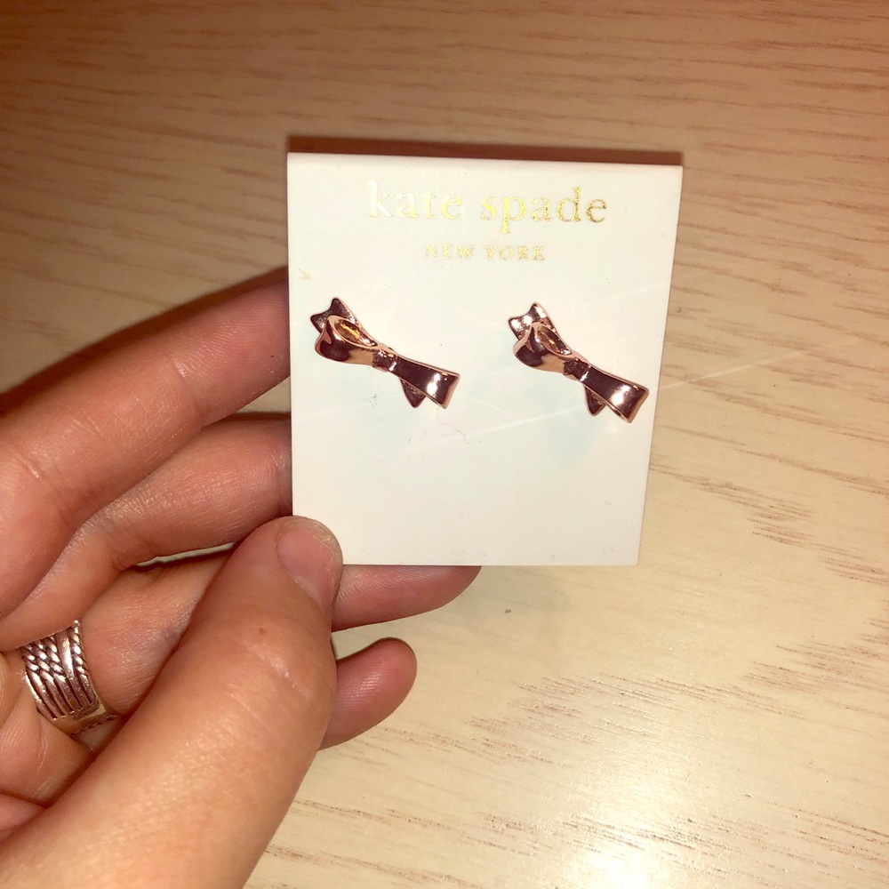 Kate spade bow earrings